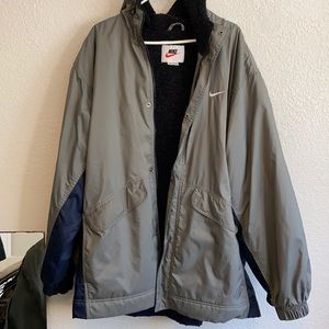Vintage Nike Sherpa Lined Jacket